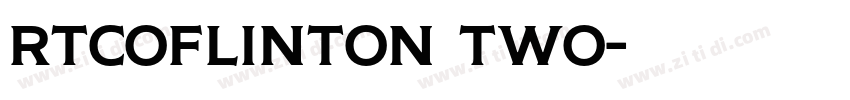 RTCOFlinton Two字体转换 RTCOFlinton Two字体转换